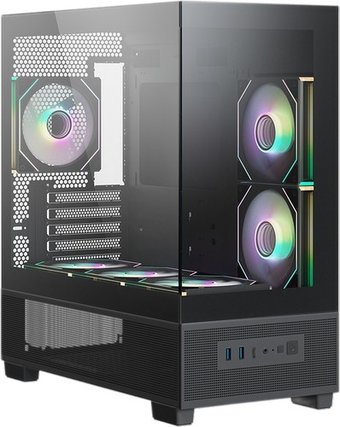 Корпус XASTRA Q500M 6ARGB-C10-UC (черный) – изображение в каталоге