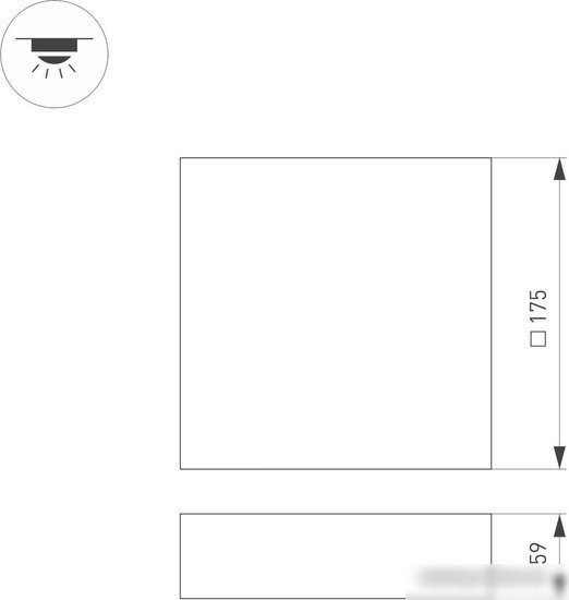 Светодиодная панель Arlight SP-QUADRO-S175x175-16W Warm3000 034782 – фото товара