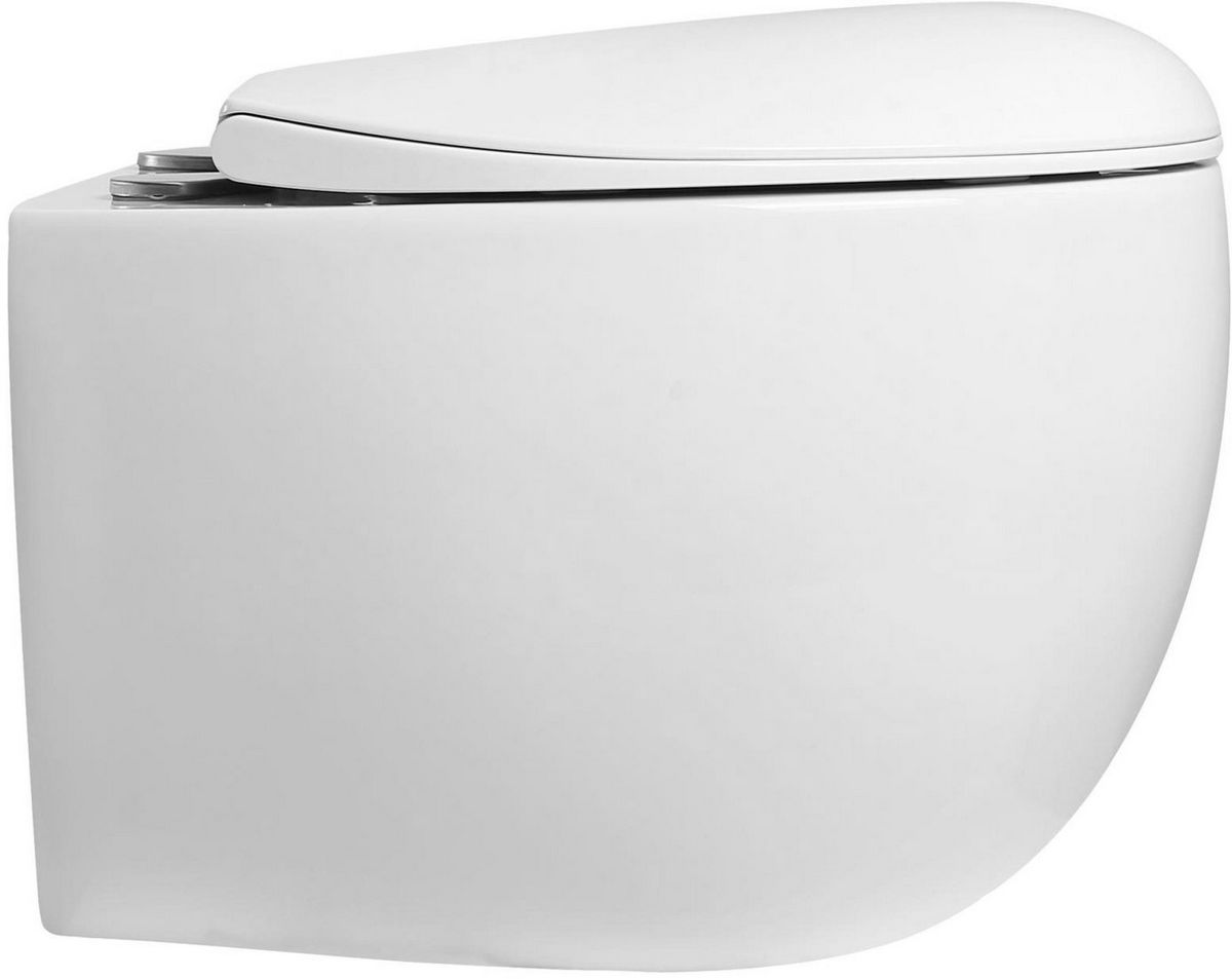 Унитаз подвесной Roxen Egg в комплекте с инсталляцией StounFix Dual Fresh 6 в 1 968442 (кнопка: сатин) - фото товара