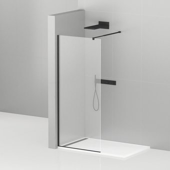 Душевая стенка Cezares LIBERTA-L-1-120-C-NERO - изображение в каталоге