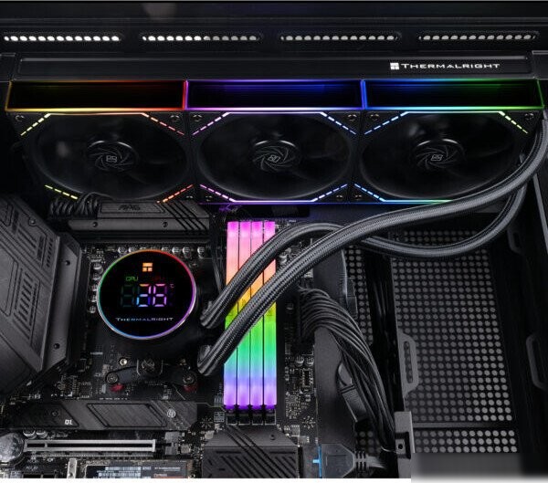 Система жидкостного охлаждения для процессора Thermalright Frozen Magic 360 Digital ARGB V2 (черный) – фото товара