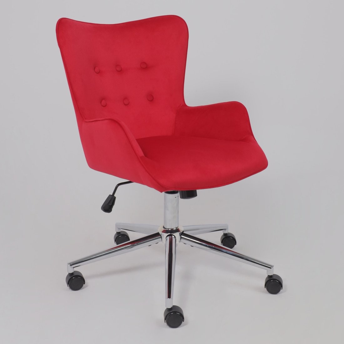 Офисное кресло AksHome Bella chrome Seven 313 (велюр/фуксия) – фото товара