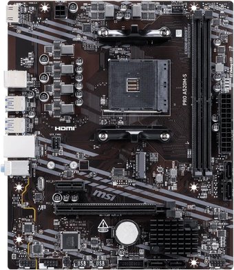 Материнская плата MSI Pro A520M-S – изображение в каталоге