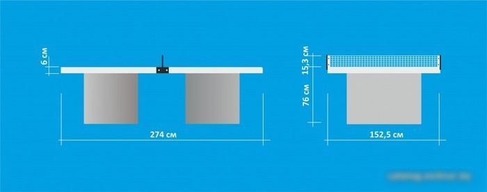 Теннисный стол Start Line City Power Outdoor – фото товара