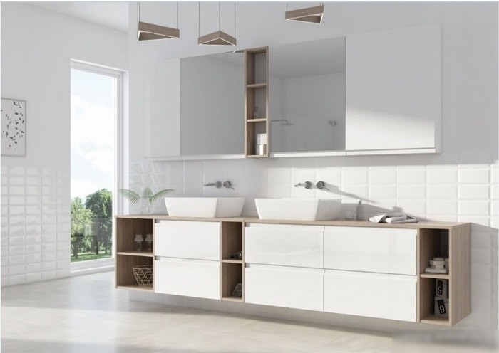 Мебель для ванных комнат Cersanit Шкаф для ванной Moduo 60 SB-SW-MOD60/Wh – фото товара