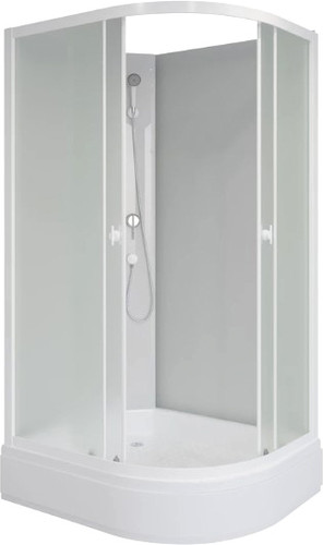 Душевая кабина Niagara Promo P90/80/26L/MT/BK 90x80x195 - изображение в каталоге