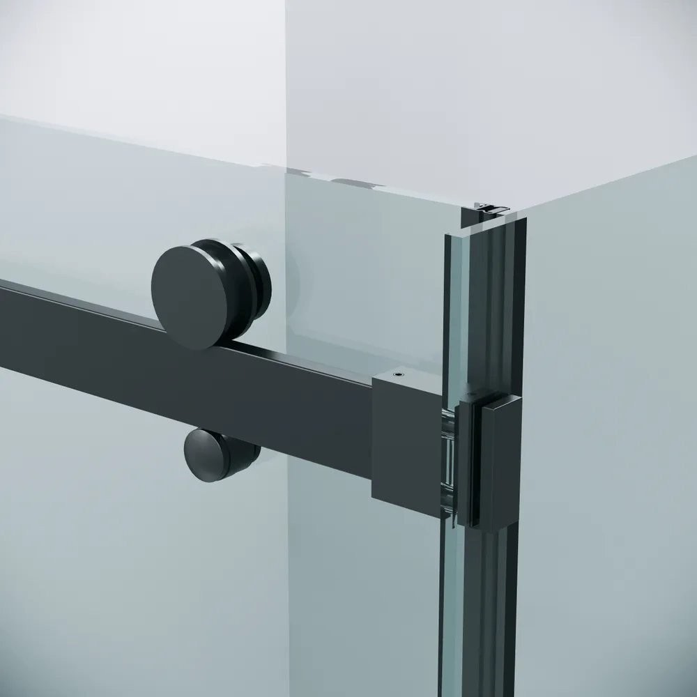 Душевой уголок Grossman Classic 160x80x195 120.K33.04.1680.21.00 (черный матовый/стекло прозрачное) - фото товара