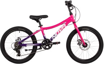 Детский велосипед Novatrack Katrina 6.D 20AHD.KATRINA.VPR5 (розовый) – изображение в каталоге