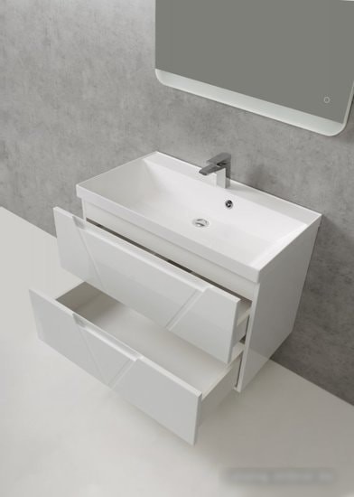BelBagno Тумба под умывальник Vittoria-1000-2C-SO-BL (bianco lucido) – фото товара