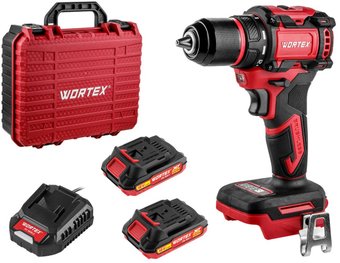 Дрель-шуруповерт Wortex BD 2025-1 DLi 1329838 (с 2-мя АКБ, кейс) – изображение в каталоге
