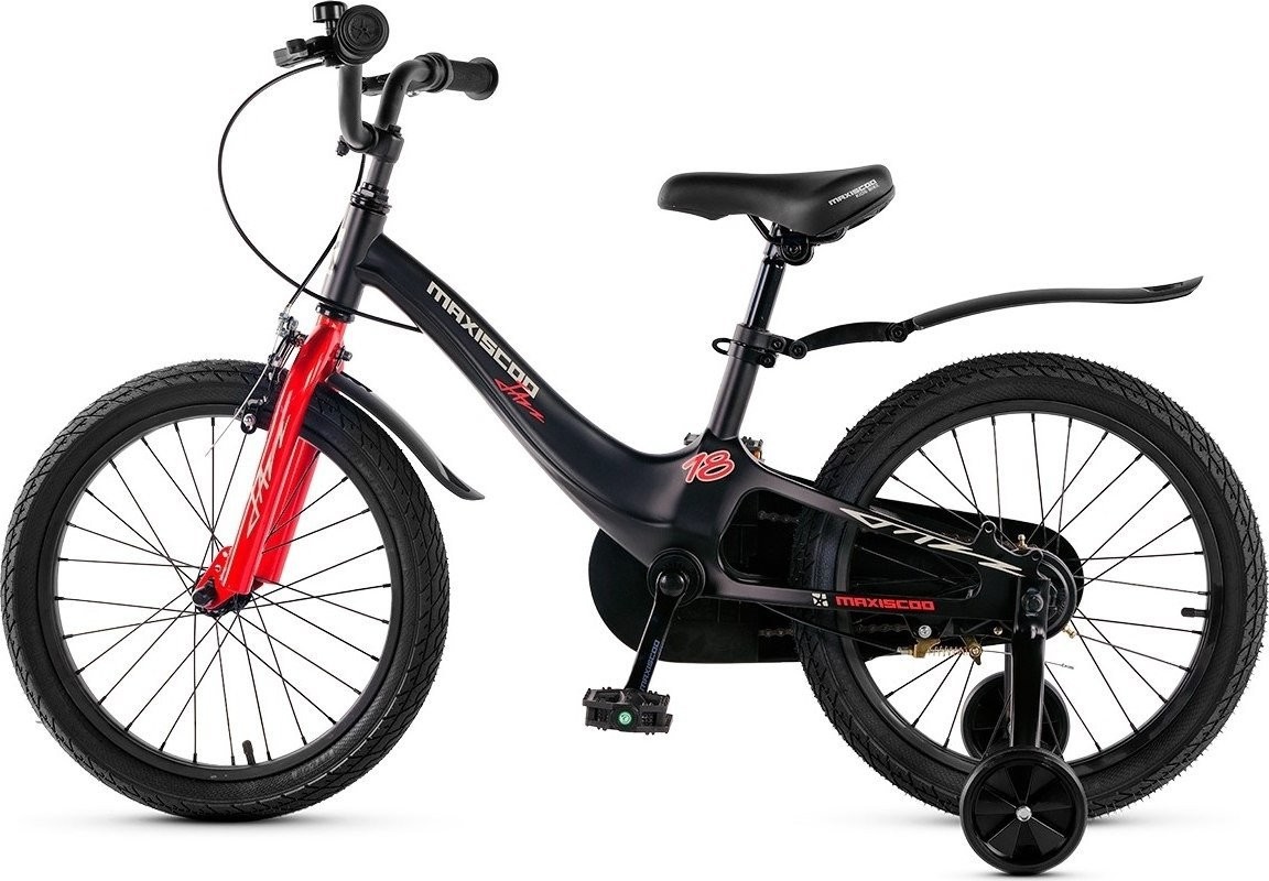 Детский велосипед Maxiscoo Jazz Стандарт 18 2025 MSC-J1845 (обсидиан, разобранный) – фото товара