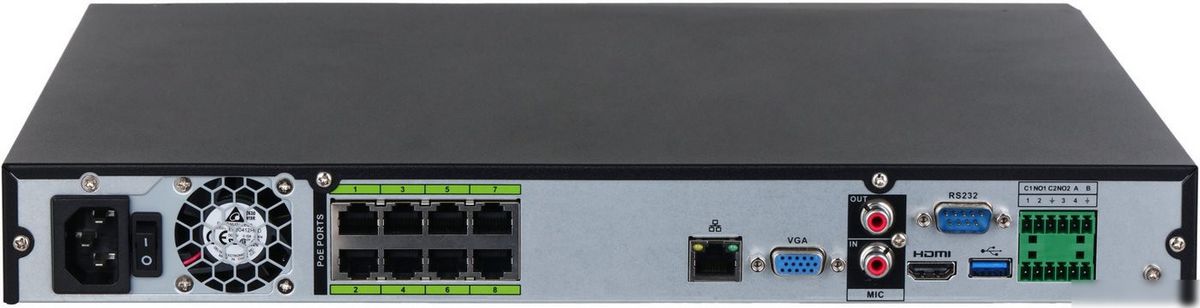 Сетевой видеорегистратор Dahua DHI-NVR5216-8P-EI – фото товара