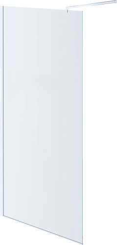 Душевая стенка Aquatek 100x200 AQ WIW 10020CH (хром/прозрачное стекло) - изображение в каталоге