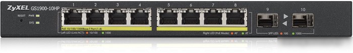 Коммутатор Zyxel GS1900-10HP – фото товара