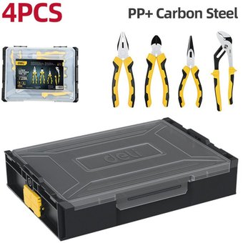 Набор пассатижей Deli DL1204 (4 предмета) – изображение в каталоге