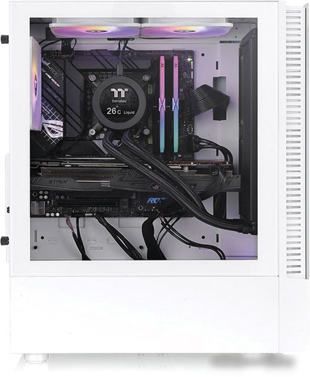 Корпус Thermaltake View 200 TG ARGB Snow CA-1X3-00M6WN-00 – фото товара