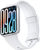 Фитнес-браслет Xiaomi Smart Band 9 Pro M2401B1 (серебристый, с белым силиконовым ремешком, международная версия) – изображение в каталоге