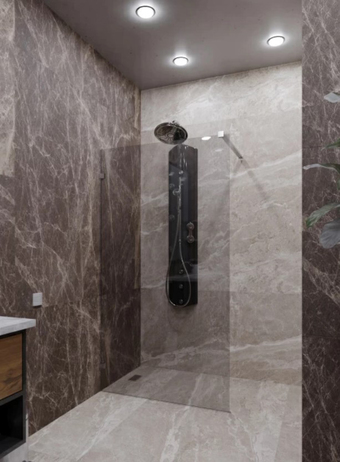 Душевая стенка Radomir Walk-in G1 110x200 1-10-0-0-0-1901 (матовое стекло) - изображение в каталоге