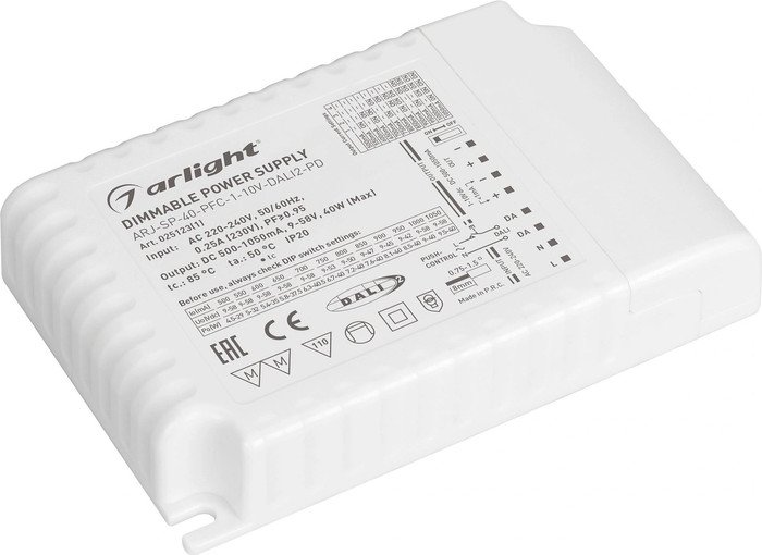 Блок питания Arlight ARJ-SP-40-PFC-1-10V-DALI2-PD 025123(1) – фото товара