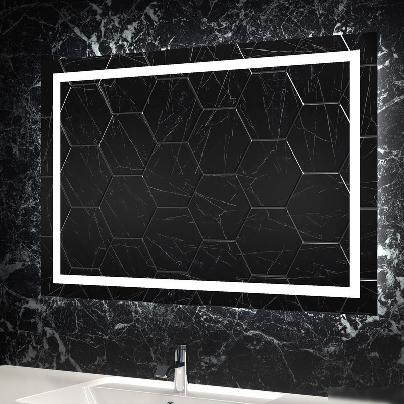 Пекам Зеркало Astra 1 80x60 astra1-80x60 (с подсветкой) – фото товара