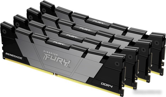 Оперативная память Kingston FURY Renegade 4x16ГБ DDR4 3600 МГц KF436C16RB12K4/64 – изображение в каталоге