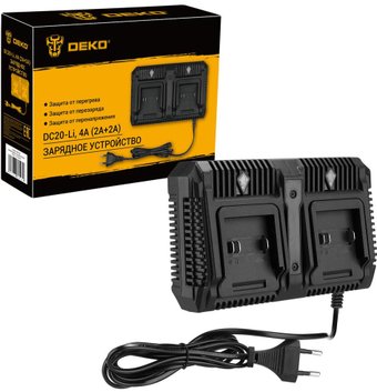 Зарядное устройство Deko DC20-Li 083-1051 (20В) – изображение в каталоге