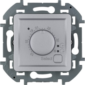Терморегулятор Legrand Inspiria 673812 (алюминий) - изображение в каталоге