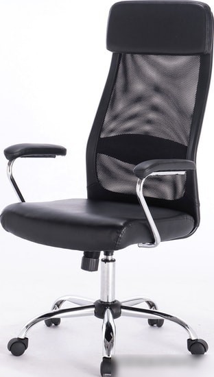 Кресло Brabix Flight EX-540 (кожзам, черный) – фото товара