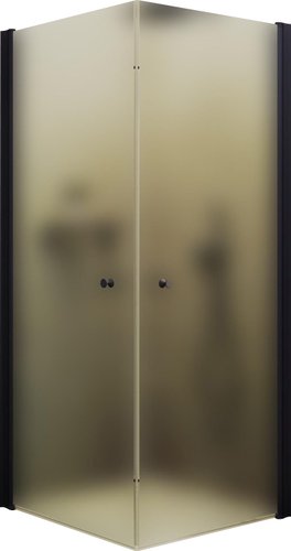 Душевой уголок MaybahGlass MGY-1294-6 (сатин стекло/черный) - изображение в каталоге