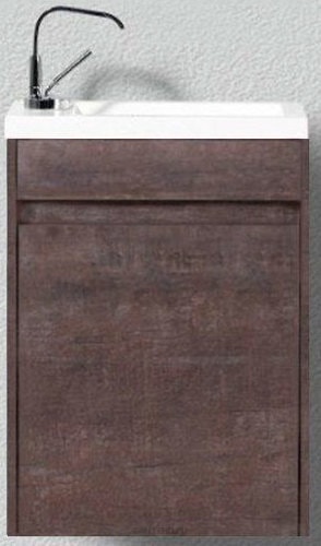 BelBagno Тумба под умывальник Pietra Mini-460-1A-SO-PT-L (левый, stone) – изображение в каталоге