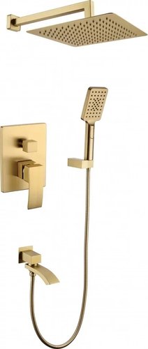 Душевая система Grocenberg GB5007 (золото матовый) - изображение в каталоге