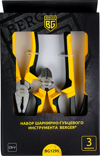 Набор пассатижей Berger BG1295 (3 предмета) – изображение в каталоге