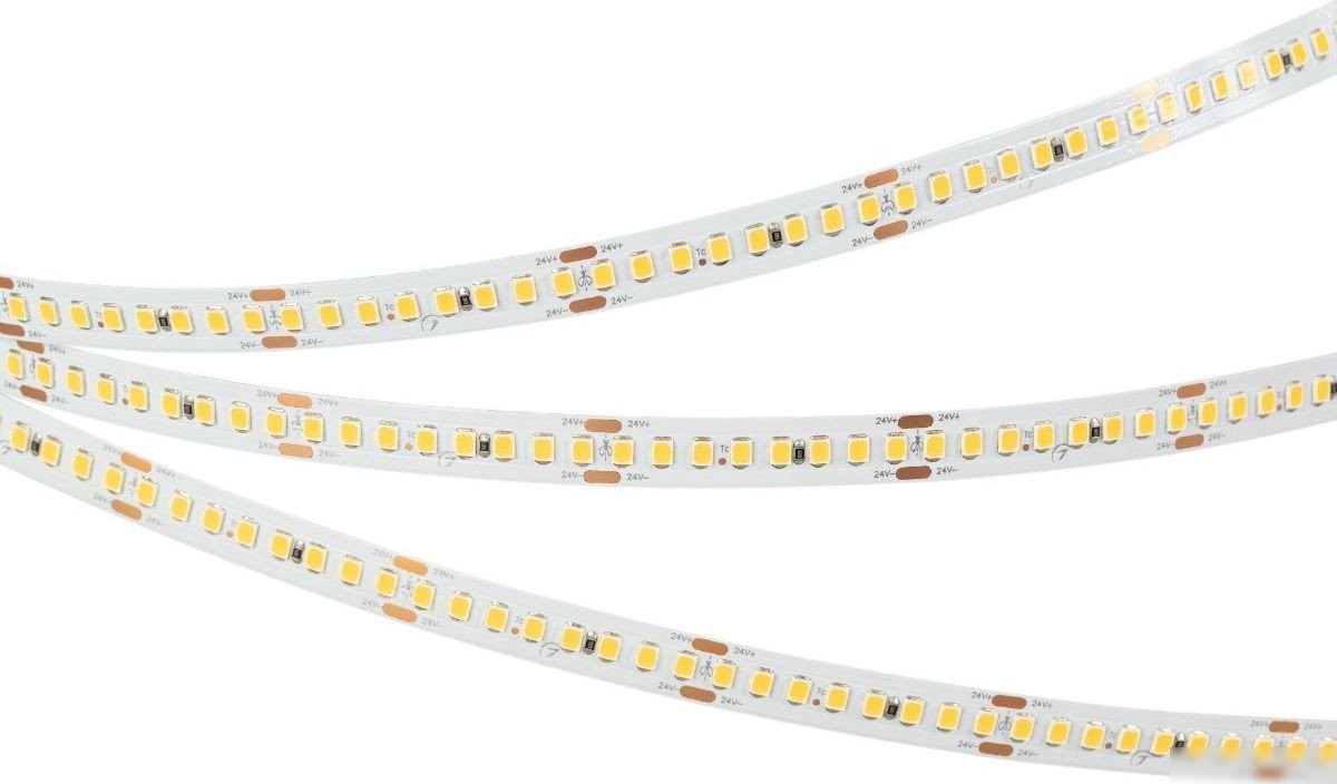 Светодиодная лента Arlight 17.6W/m 192LED/m 2835SMD дневной белый 5M RT-A192-10mm 24V Day5000 038743 – фото товара