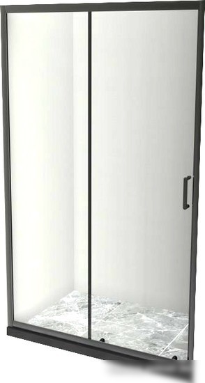 Душевая дверь BelBagno UNO-195-BF-1-130-C-NERO - изображение в каталоге