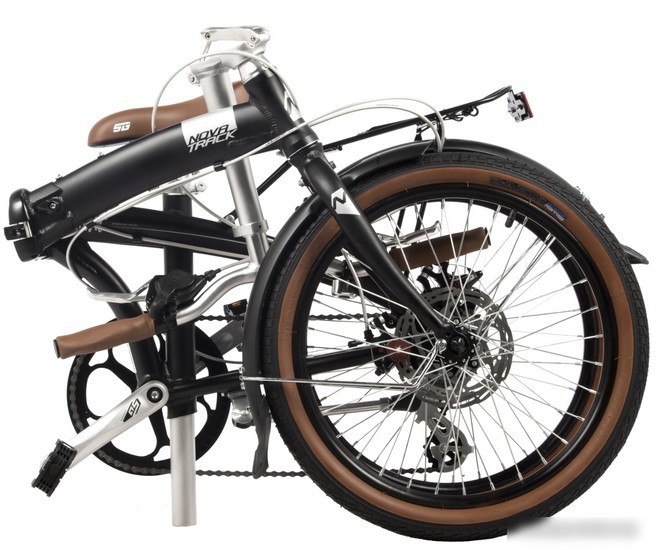 Велосипед Novatrack Town alloy 8 D 2024 (черный) – фото товара