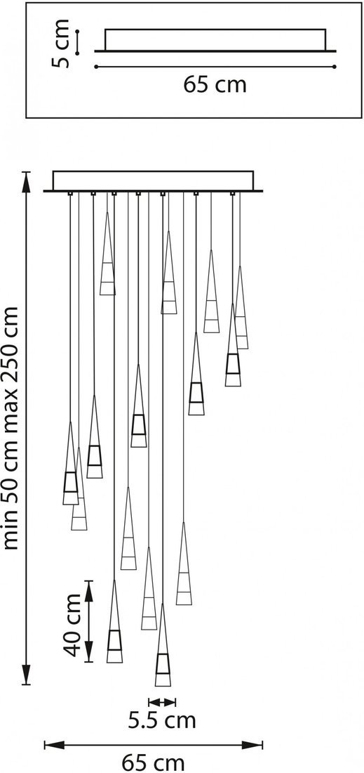Подвесная люстра Lightstar Cone 757161 – фото товара