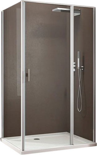 Душевой уголок Allen Brau Priority 100x90 304218 (хром) - изображение в каталоге