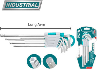 Набор ключей Total THT106291 (9 предметов) – изображение в каталоге