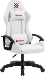 Игровое (геймерское) кресло Defender Lion (белый) – изображение в каталоге