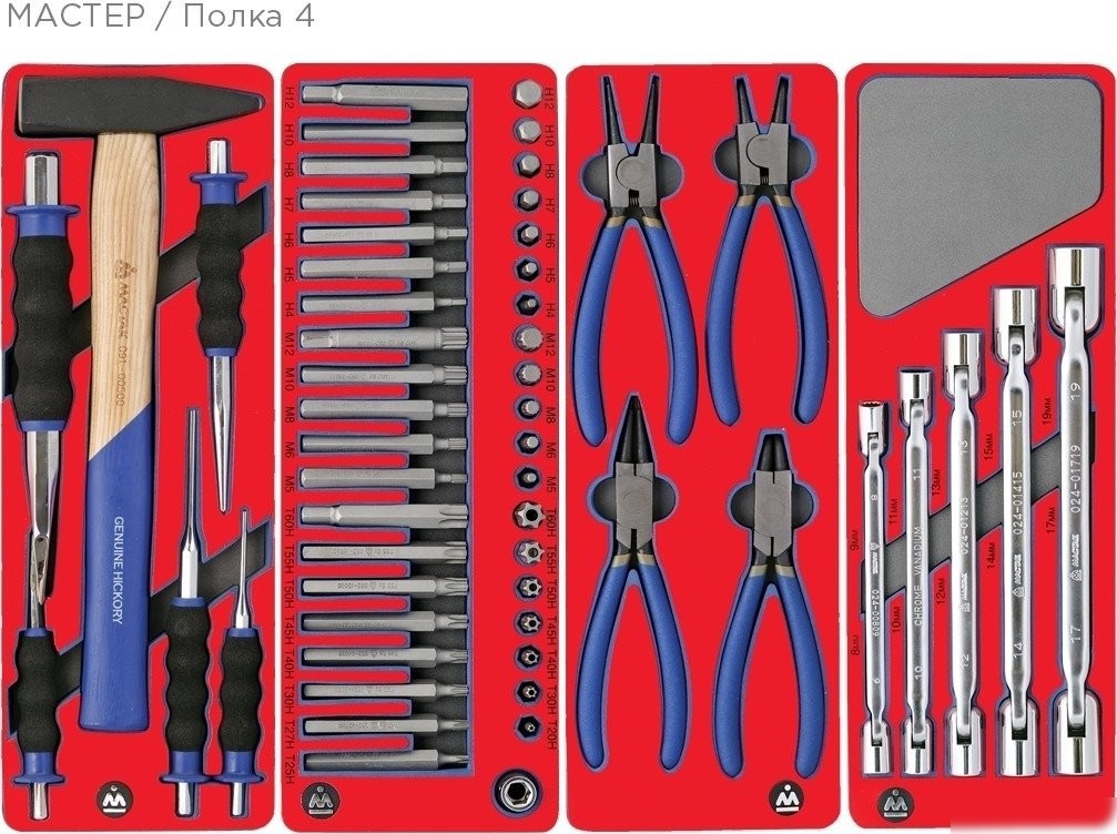 Универсальный набор инструментов Мастак 5-00205 (205 предметов) – фото товара
