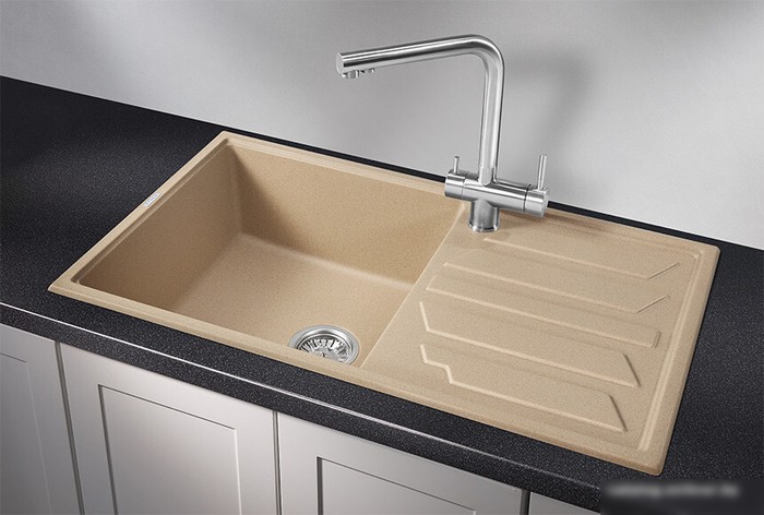 Кухонная мойка Granula GR-8601 (песочный) - фото товара