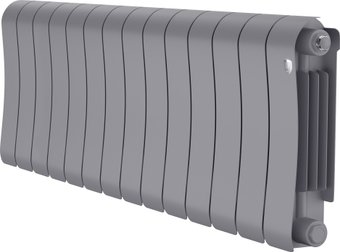 Биметаллический радиатор Royal Thermo Infinity 300 Silver Satin - 14 секций - изображение в каталоге