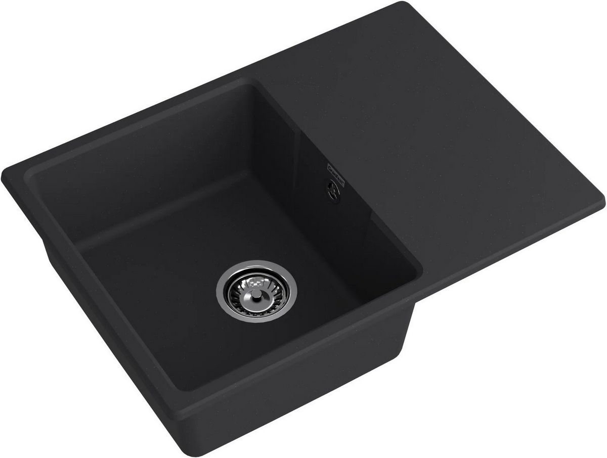 Кухонная мойка GranFest GF-Urban-668L (черный) - фото товара