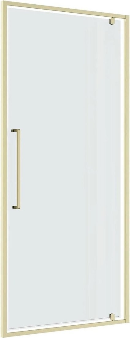 Душевая дверь Niagara Nova NG-45-9ASG 90х195 (золото сатин/прозрачное стекло) - фото товара