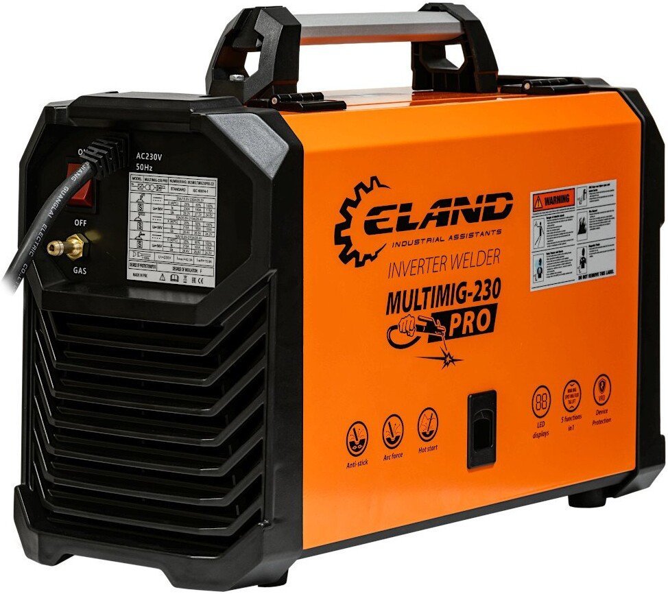 Сварочный инвертор ELAND MULTIMIG-230 PRO – фото товара