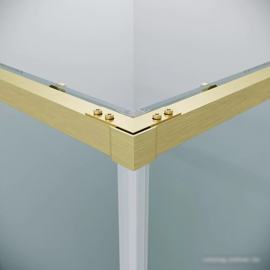 Душевой уголок Grossman Galaxy 90x70x195 300.K33.01.9070.32.00 (золото сатин/прозрачное стекло) - фото товара