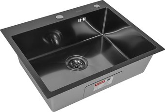 Кухонная мойка ARFEKA Eco AR PVD Nano Decor Millet Grains 70x50 (черный) - изображение в каталоге