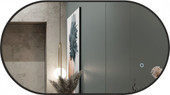 Алмаз-Люкс Зеркало Seoul 9050s-6 (с подсветкой, черный) – изображение в каталоге