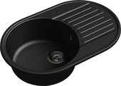 Кухонная мойка GranFest QUARZ Z-18 (черный) - изображение в каталоге