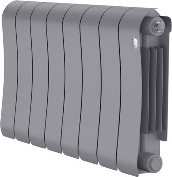 Биметаллический радиатор Royal Thermo Infinity 300 Silver Satin - 8 секций - изображение в каталоге